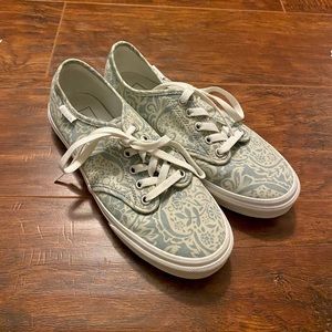 Vans Authentic Era Light Blue Pattern